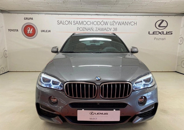 BMW X6 cena 194900 przebieg: 110849, rok produkcji 2018 z Poznań małe 211